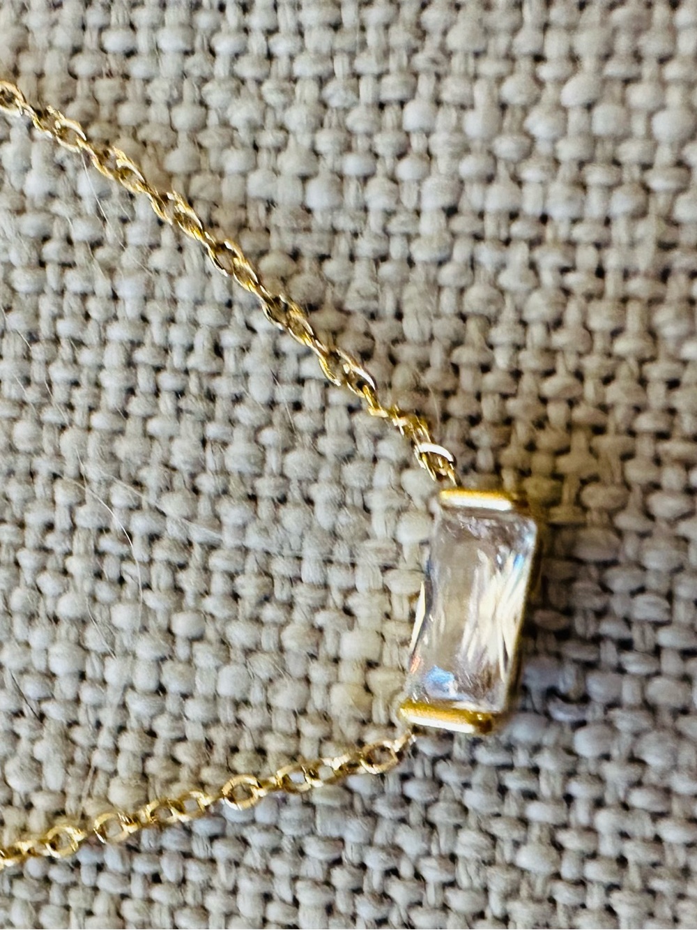 ONLY ONE Delicate Gold Rope Chain Necklace 18k plated - Picture 2 of 5